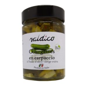 Courgettes bio à l’huile d’olive