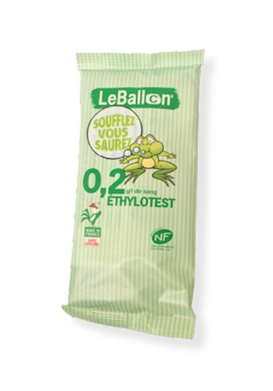 Ethylotest chimique 0.50G Le Ballon - VALDICO